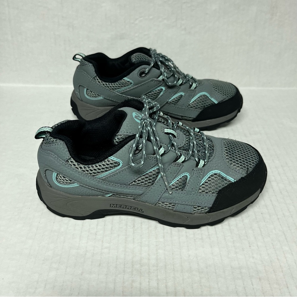 Merrel gray Moab 2 low hiking trail shoes 6 Gorpcore outdoor adventure walking - Picture 5 of 13